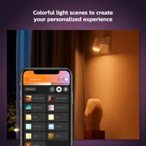 Philips Hue Argenta White and Colour Ambiance Single Spotlight