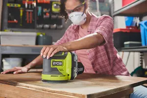 Ryobi 18V ONE+™ Cordless Combi Drill, Circular Saw & Random Orbital Sander Starter Kit (2 x 2.0Ah)