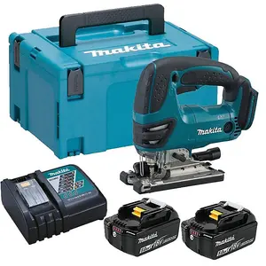 Makita DJV180RTJ 18v Jigsaw LXT Lithium Ion Cordless - 2 x 5.0ah Batteries, Case