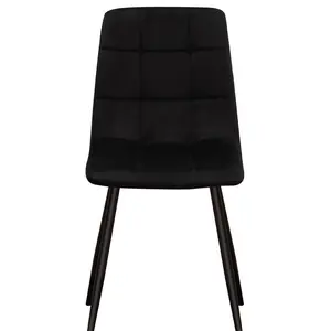 Eyre Upholstered Dining Chair Black