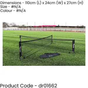 4 Way Football Tenning Training Net - Garden Pitch Mini Game Skill Touch Control