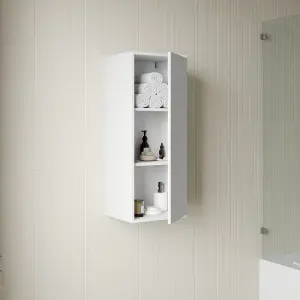 Banyetti Venti 900mm Wall Hung Wall Cabinet - Matt White