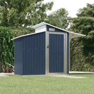 Berkfield Garden Shed Anthracite 270x130x208.5 cm Galvanised Steel