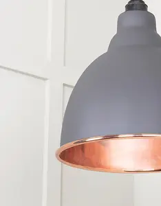 Smooth Copper Brindley Pendant in Bluff