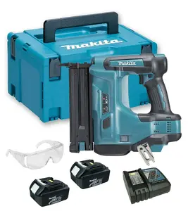 Makita DBN500 18v Cordless 18g Brad Nailer Nail Gun Li-Ion + 2 x 3.0ah + Charger