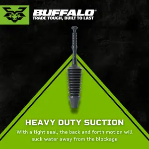 Buffalo Heavy Duty Snake Toilet Plunger