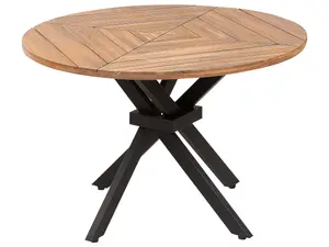 Garden Table Wood Light Wood LISSONE