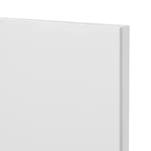 GoodHome Stevia Gloss white Slab Highline Cabinet door (W)300mm (H)715mm (T)18mm