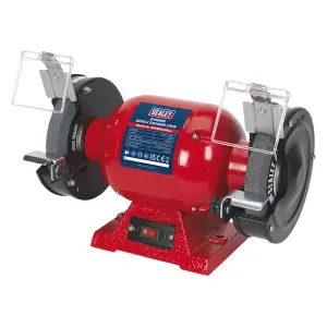 Sealey Bench Grinder 150mm 370W/230V Eye Shields Included 3-Pin Plug BG150XL/96