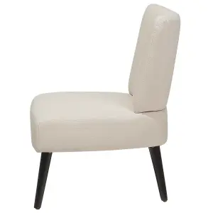 Beliani Glam Armchair VAASA Fabric Beige