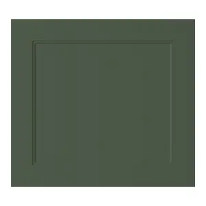 GoodHome Artemisia Matt dark green Shaker Appliance Cabinet door (W)600mm (H)543mm (T)18mm