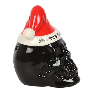 Seasons Creepings Skull Tealight Holder