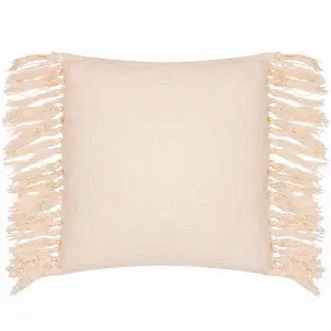 Yard Saku Blossom Fringed Feather Filled Cushion