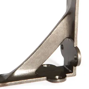 Hammer & Tongs Iron Shelf Bracket - D100mm - Raw - Pack of 2