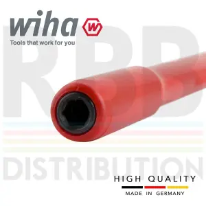 Wiha Hex Driver Screwdriver  1000v VDE Electrician 4mm Hex SoftFinish Grip 00853