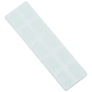 25 Pack White Plastic Window and Glazing Packers Spacers 3mm Flat Spacers Frame Fixing