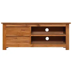 Berkfield TV Cabinet 100x30x40 cm Solid Teak Wood