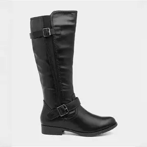 Lilley Marcy Womens Black Buckle Riding Boot - Size 7 - Womens Boots Riding