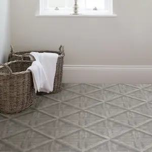 Floorpops Townhouse Grey Peel and Stick Floor Tiles FP3295