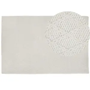 Area Rug 160 x 230 cm Off-White ERZIN