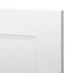 GoodHome Artemisia Matt white Classic shaker Appliance Cabinet door (W)600mm (H)543mm (T)18mm