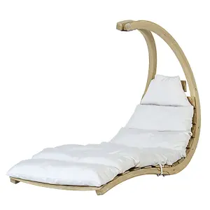 Amazonas Garden Swing Lounger Floating Recliner - Creme