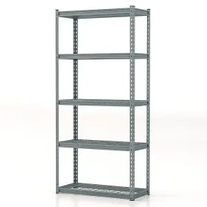 Costway 5-Tier Garage Storage Shelves Adjustable Heavy Duty Metal Storage Shelving Unit 40 x 91 x 183 cm