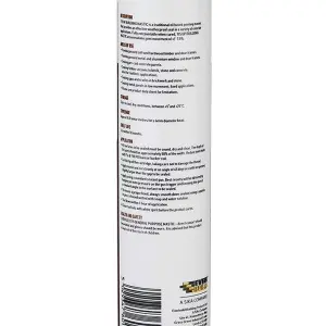 Everbuild Everflex 115 Contract GP Building Mastic, Brown, 285 ml(Pack of 3)