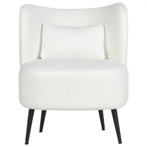 Beliani Retro Armchair OTSBY Boucle Cream