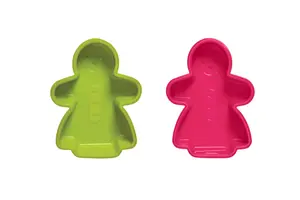 Essentials by Premier Silicone Baking Gingerbread Ladies Cake Moulds