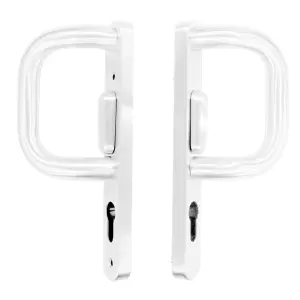 UAP Sliding Patio Door Handles - Comfortable Grip - 219mm - White Powder Coated