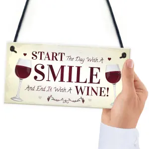 Funny Wine Gift Hanging Kitchen Bar Plaque Wine Lover Gift Gift For Friend