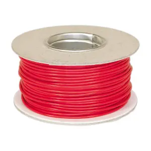 Sealey Automotive Cable Thin Wall Single 2mm² 28/0.30mm 50m Red