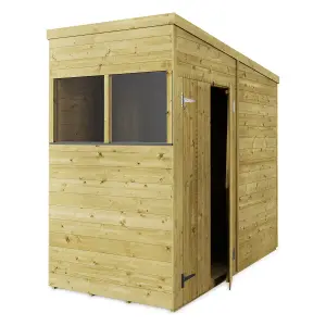 Store More Tongue and Groove Pent Shed - 4x8 Windowed