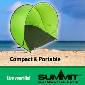 Green Pop-Up Beach Shelter - Summit