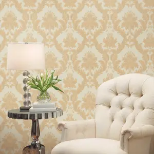 Galerie Ornamenta 2 Gold Classic Damask Embossed Wallpaper