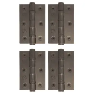 AFIT Dark Bronze Door Hinges - 3 Inch / 76mm  Internal Fire Door Hinges - 2 Pairs