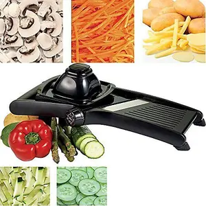 Professional Pure Stainless Steel Mandolin Slicer - Slices: 1 8 1 4 3 8 Of An Inch - Julienne cut: 1 8 3 8 Of An Inch - Non-Slip