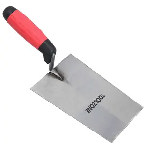 180mm Soft Grip Bucket trowel For Plastering Rendering Brick Block Work Laying