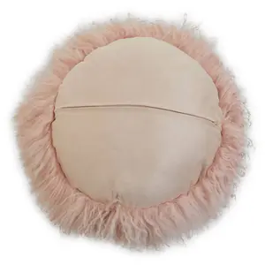 Bosie Luxury Pink Soft Fur Cushion