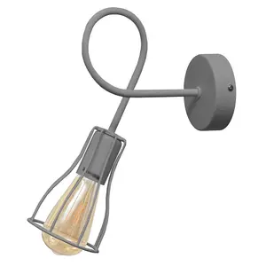 Luminosa Oxford Wall Lamp Black 10cm