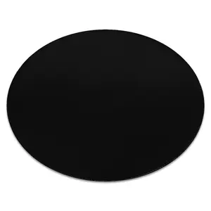 Modern washing carpet LINDO circle black, anti-slip, shaggy circle 150 cm