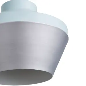 The Lighting Edit Dina pendant Matt Mint & pewter LED Pendant ceiling light, (Dia)320mm