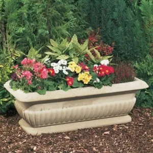 Large Elegant Sandstone Trough