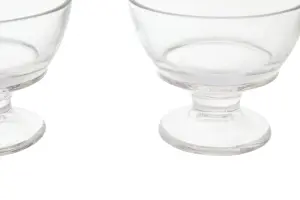 Interiors By Premier Elegant Set Of Four Round Sundae Dishes, Durable Sundae Glasses For Desserts, Versatile Ice Cream Bowls