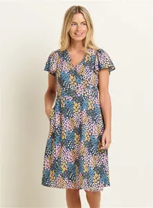 BRAKEBURN Wildflower Meadow Wrap Dress - Tu Clothing By Sainsburys