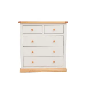 Trevi 5 Drawer Chest of Drawers Wood Knob