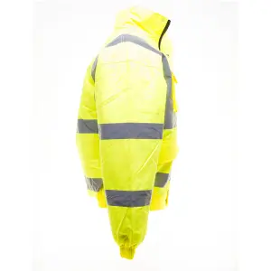 Yoko Mens Hi-Vis Bomber Jacket Quality Product