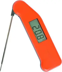 ETI Superfast Thermapen 3 Classic Food Thermometer (Orange) - Digital Instant Read Meat Thermometer For Kitchen, Food Cooking, Grill, BBQ, Smoker,