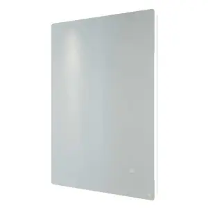 RAK Amethyst 600x800mm Silvery White Square with Touch Sensor Illuminated Mirror IP44